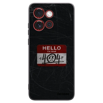 Picasee fekete szilikon tok az alábbi mobiltelefonokra Motorola Edge 60 Neo 5G - HELLO 404