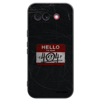 Picasee fekete szilikon tok az alábbi mobiltelefonokra Google Pixel 10a - HELLO 404