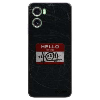 Picasee fekete szilikon tok az alábbi mobiltelefonokra Motorola Moto G06 - HELLO 404