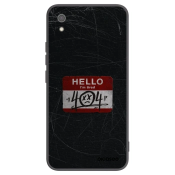 Picasee fekete szilikon tok az alábbi mobiltelefonokra Xiaomi Redmi 7A - HELLO 404