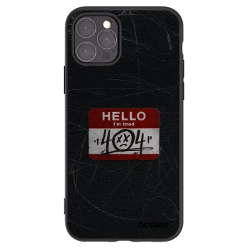 Picasee fekete szilikon tok az alábbi mobiltelefonokra Apple iPhone 11 Pro - HELLO 404