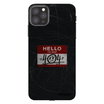 Picasee átlátszó szilikon tok az alábbi mobiltelefonokra Apple iPhone 11 Pro Max - HELLO 404