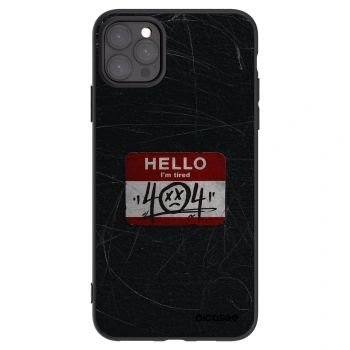 Picasee fekete szilikon tok az alábbi mobiltelefonokra Apple iPhone 11 Pro Max - HELLO 404