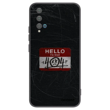 Picasee fekete szilikon tok az alábbi mobiltelefonokra Huawei Nova 5T - HELLO 404