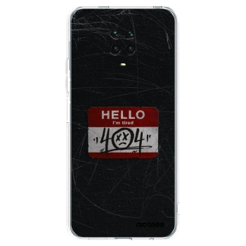 Picasee átlátszó szilikon tok az alábbi mobiltelefonokra Xiaomi Redmi Note 9S - HELLO 404