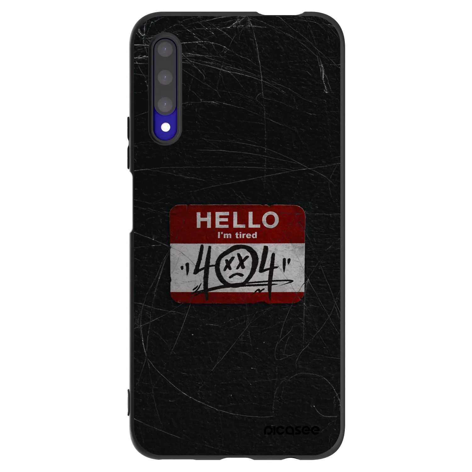 Picasee fekete szilikon tok az alábbi mobiltelefonokra Honor 9X Pro - HELLO 404