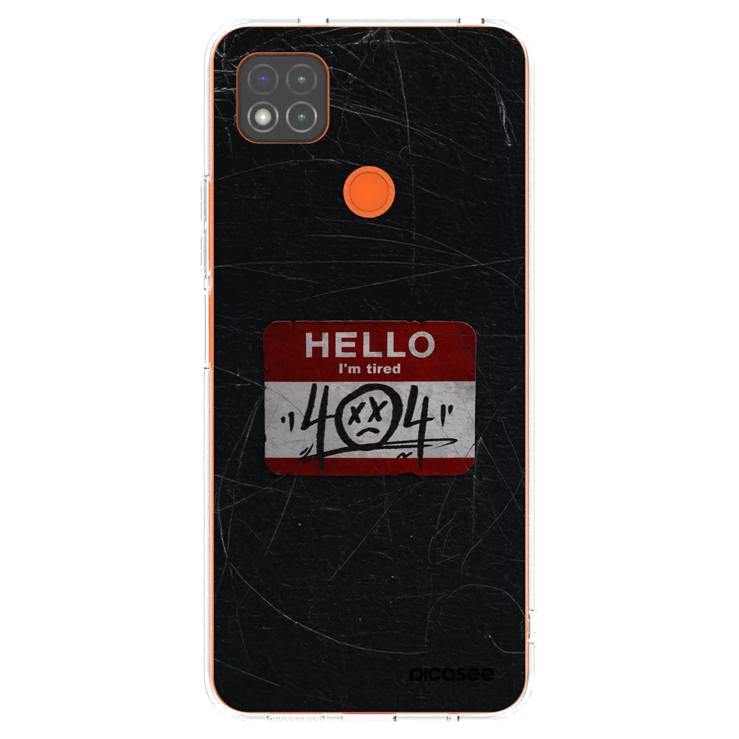 Picasee átlátszó szilikon tok az alábbi mobiltelefonokra Xiaomi Redmi 9C - HELLO 404