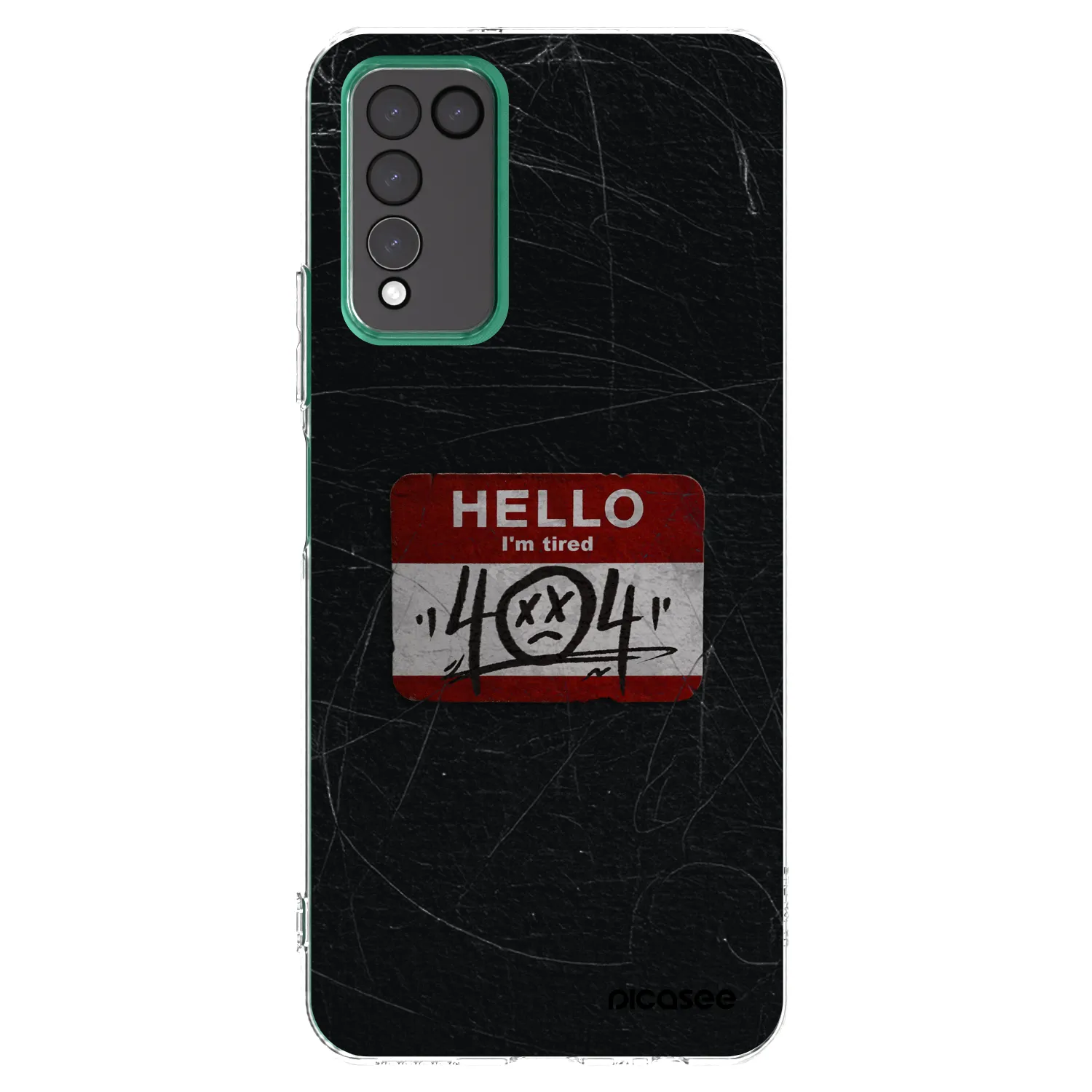 Picasee átlátszó szilikon tok az alábbi mobiltelefonokra Honor 10X Lite - HELLO 404