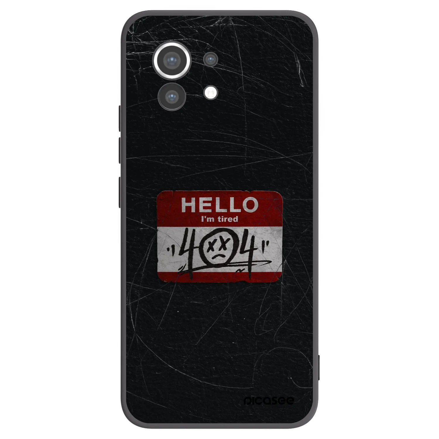 Picasee fekete szilikon tok az alábbi mobiltelefonokra Xiaomi Mi 11 - HELLO 404