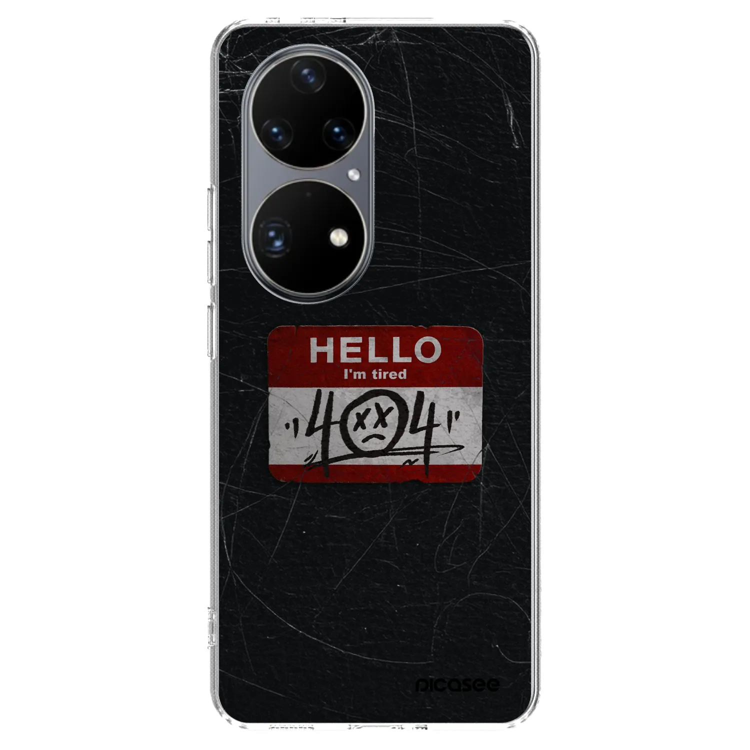 Picasee átlátszó szilikon tok az alábbi mobiltelefonokra Huawei P50 - HELLO 404