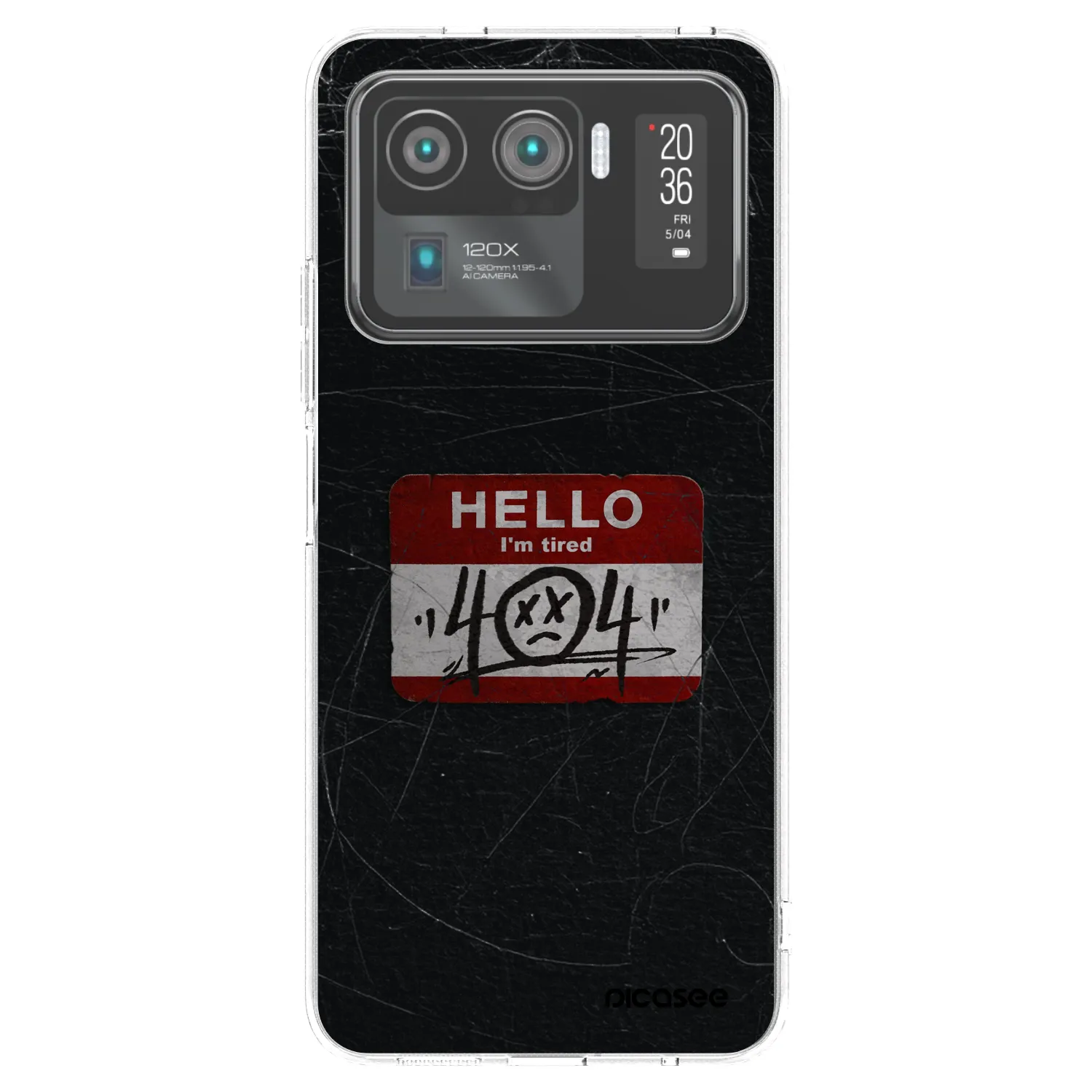 Picasee átlátszó szilikon tok az alábbi mobiltelefonokra Xiaomi Mi 11 Ultra - HELLO 404