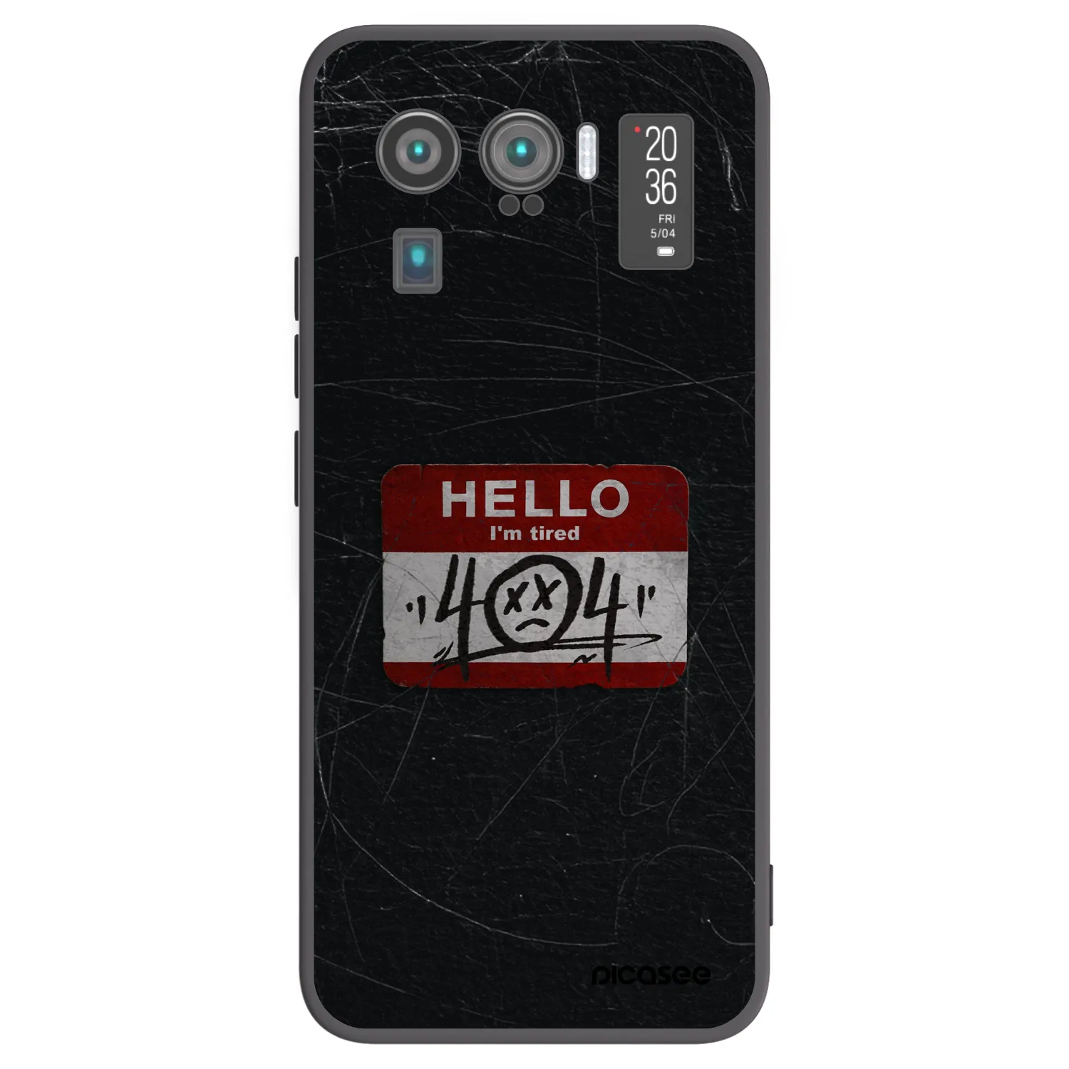 Picasee fekete szilikon tok az alábbi mobiltelefonokra Xiaomi Mi 11 Ultra - HELLO 404