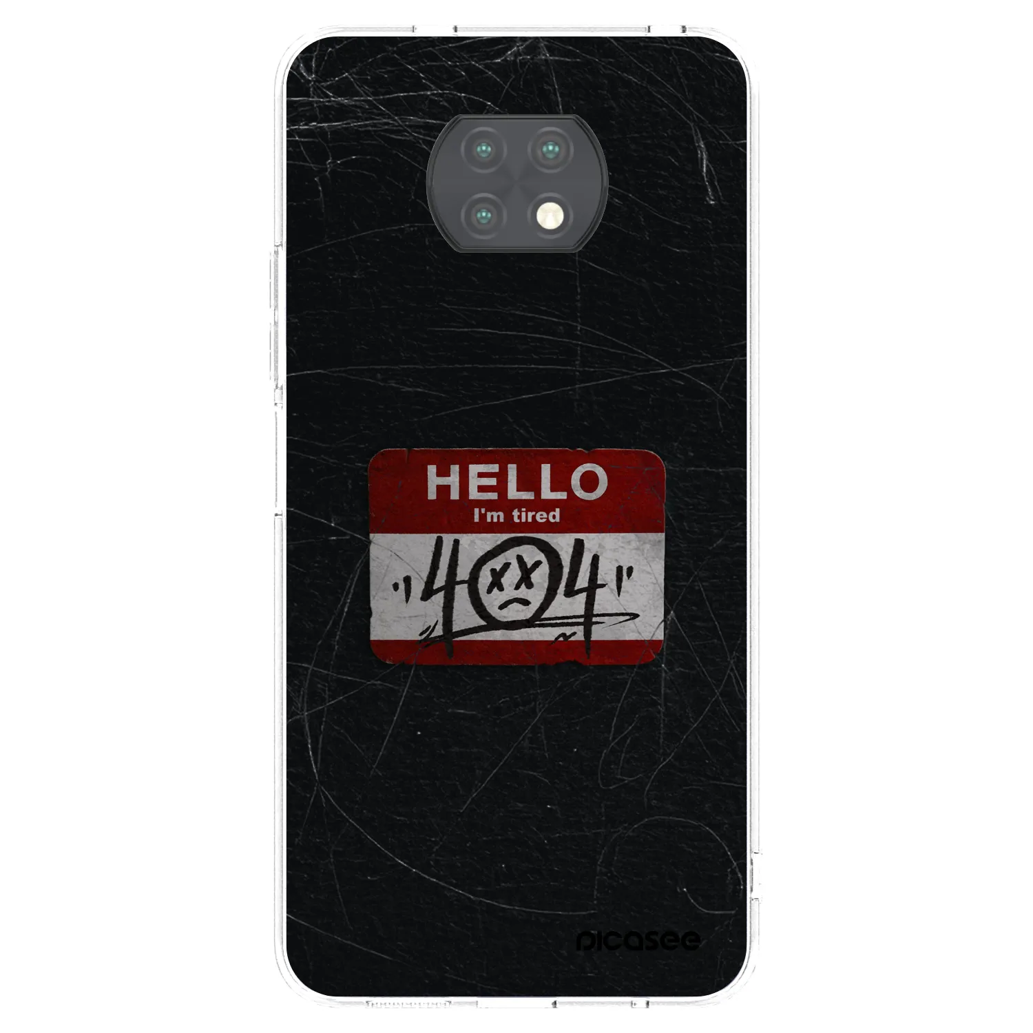 Picasee átlátszó szilikon tok az alábbi mobiltelefonokra Xiaomi Redmi Note 9T - HELLO 404