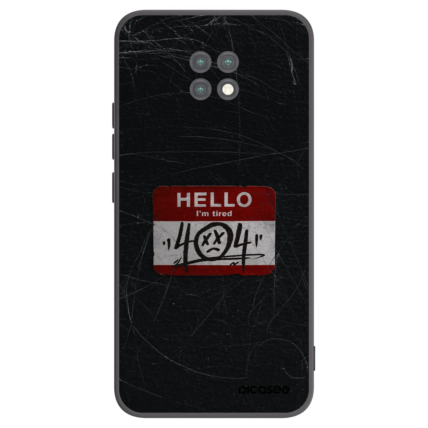 Picasee fekete szilikon tok az alábbi mobiltelefonokra Xiaomi Redmi Note 9T - HELLO 404