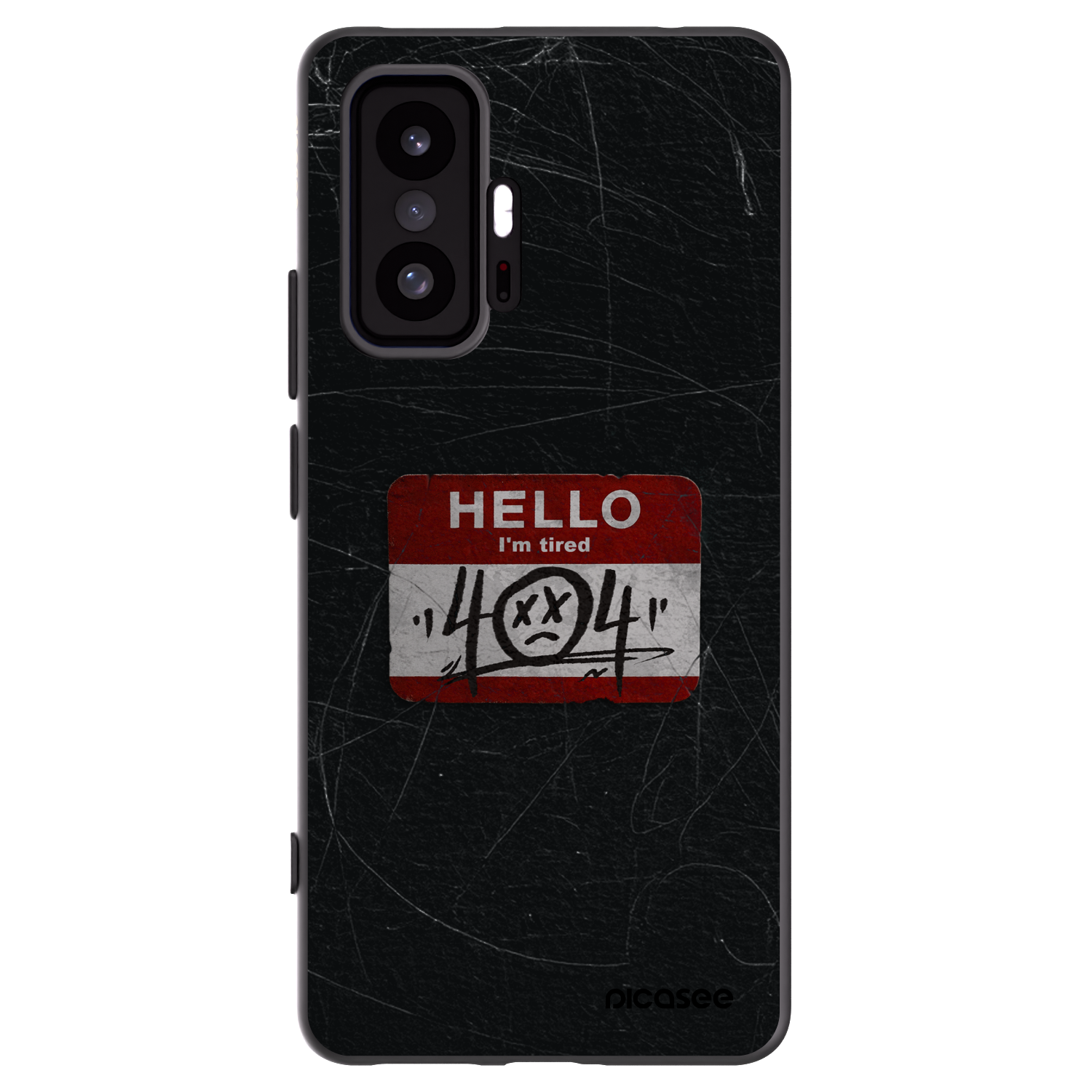 Picasee fekete szilikon tok az alábbi mobiltelefonokra Xiaomi 11T - HELLO 404