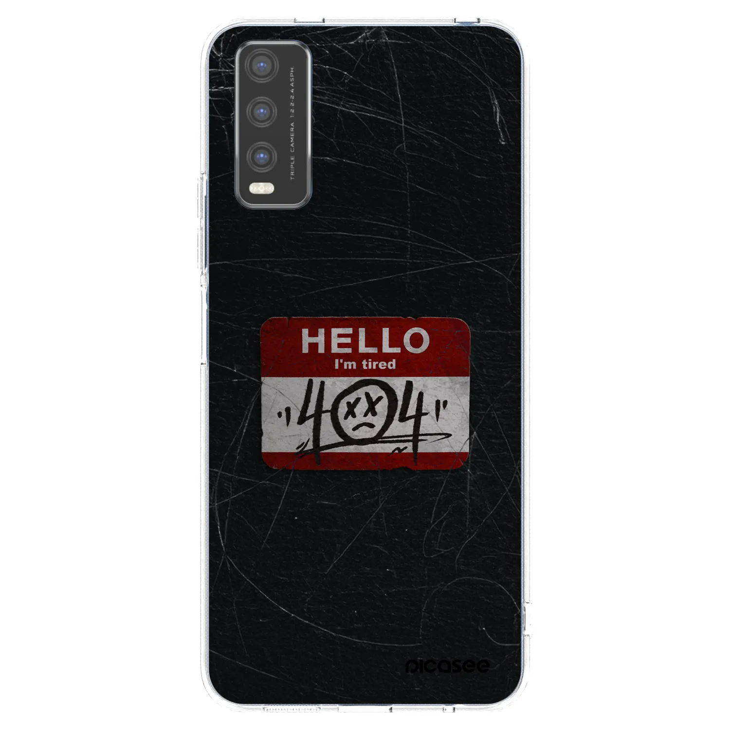 Picasee átlátszó szilikon tok az alábbi mobiltelefonokra Vivo Y20s - HELLO 404