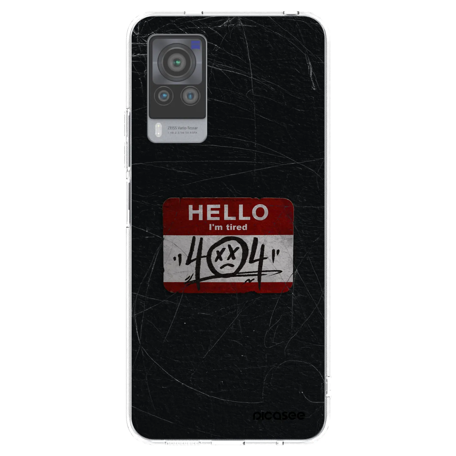 Picasee átlátszó szilikon tok az alábbi mobiltelefonokra Vivo X60 Pro 5G - HELLO 404