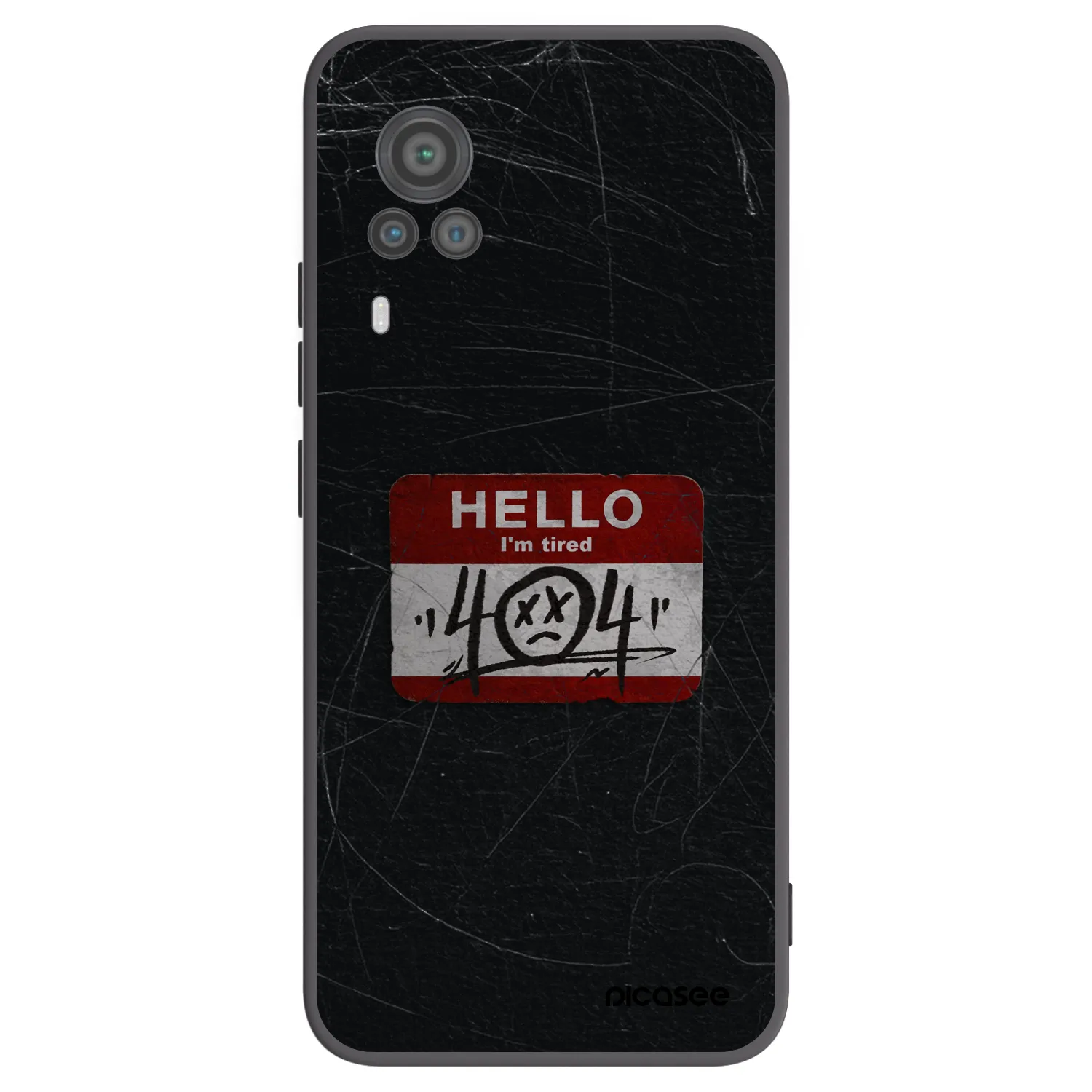 Picasee fekete szilikon tok az alábbi mobiltelefonokra Vivo X60 Pro 5G - HELLO 404