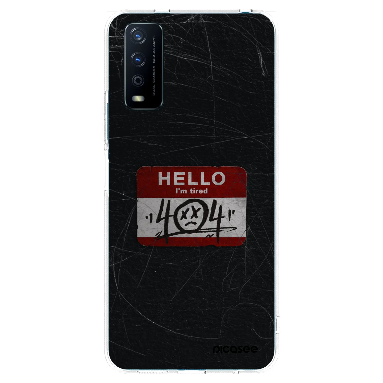 Picasee átlátszó szilikon tok az alábbi mobiltelefonokra Vivo Y11s - HELLO 404