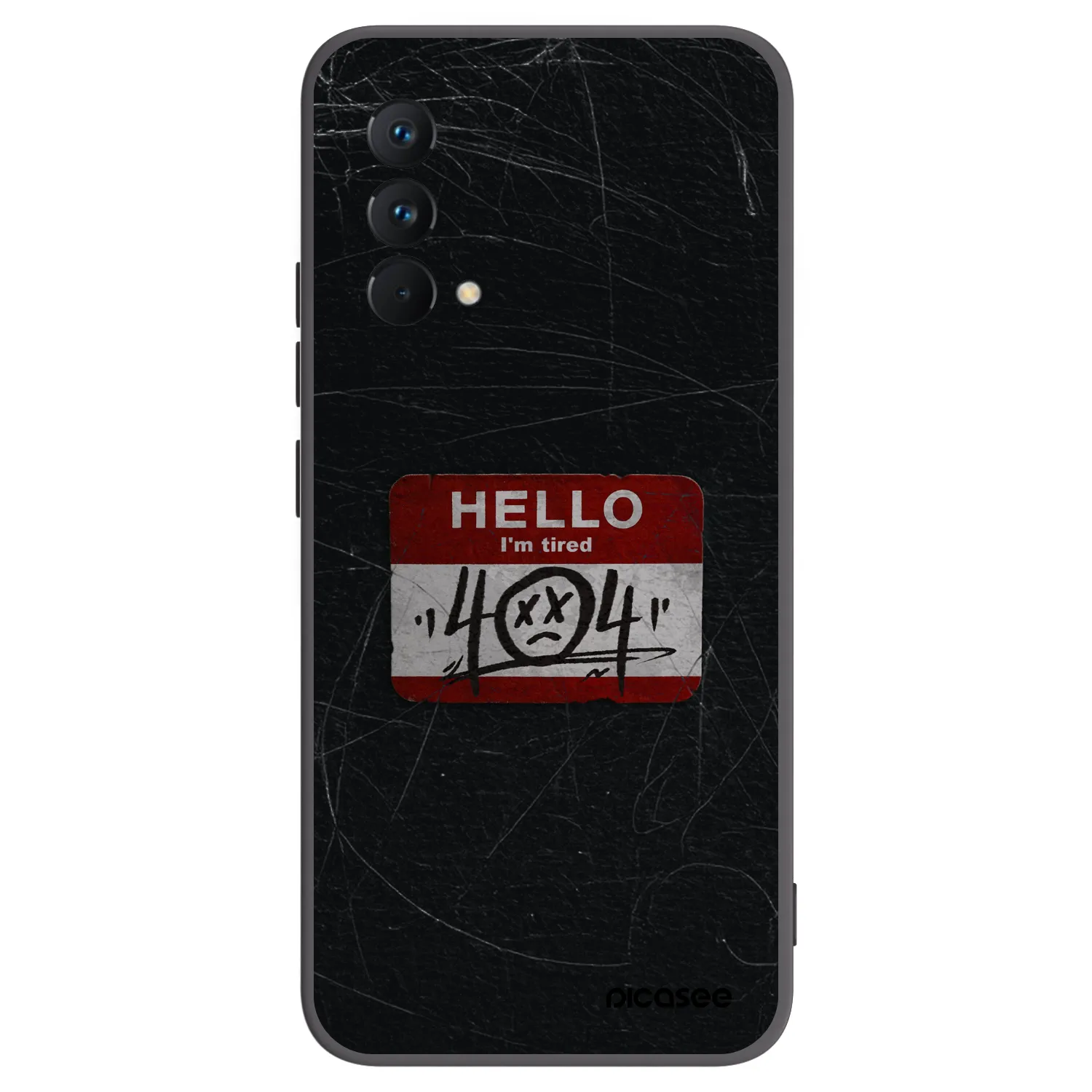 Picasee fekete szilikon tok az alábbi mobiltelefonokra Realme GT Master Edition 5G - HELLO 404