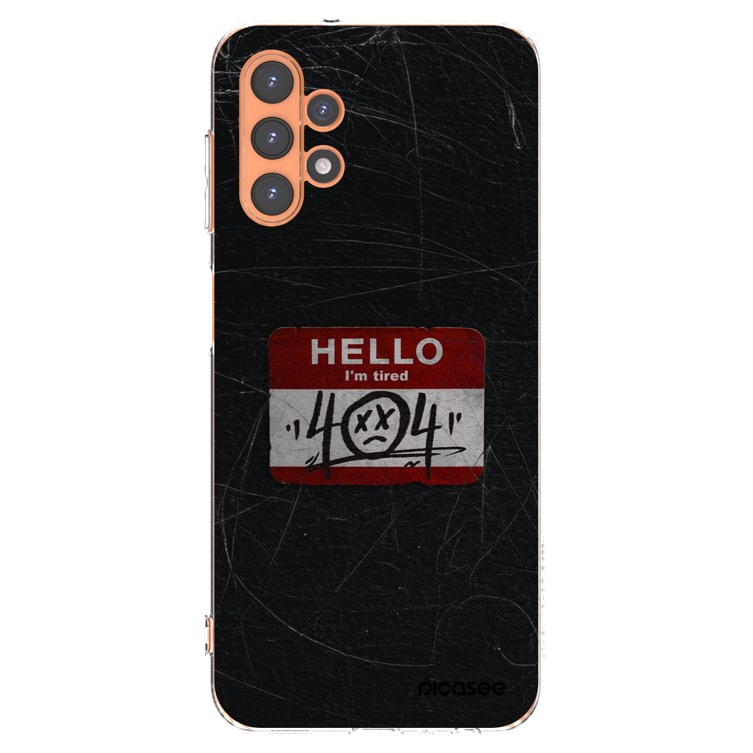 Picasee átlátszó szilikon tok az alábbi mobiltelefonokra Samsung Galaxy A13 4G A135 - HELLO 404