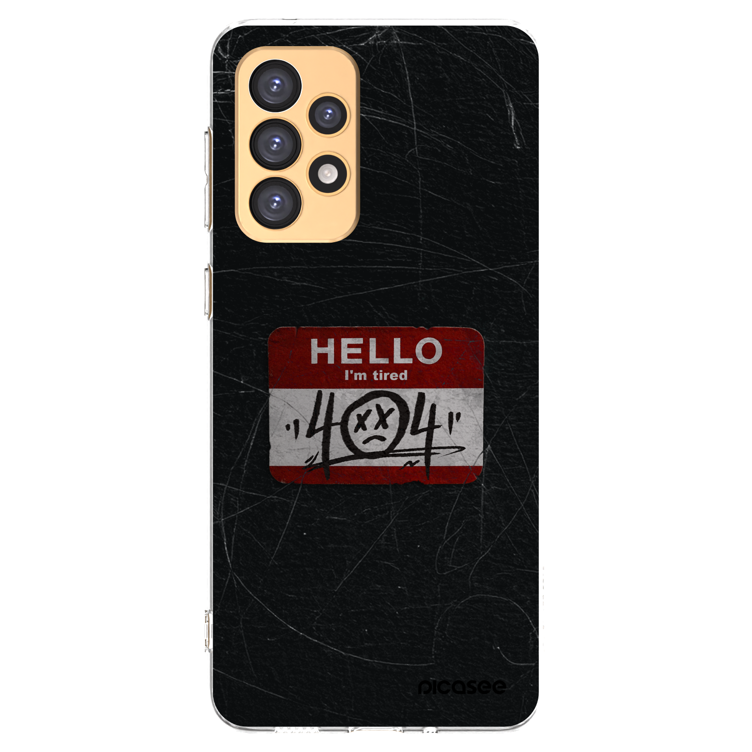 Picasee átlátszó szilikon tok az alábbi mobiltelefonokra Samsung Galaxy A33 5G A336 - HELLO 404