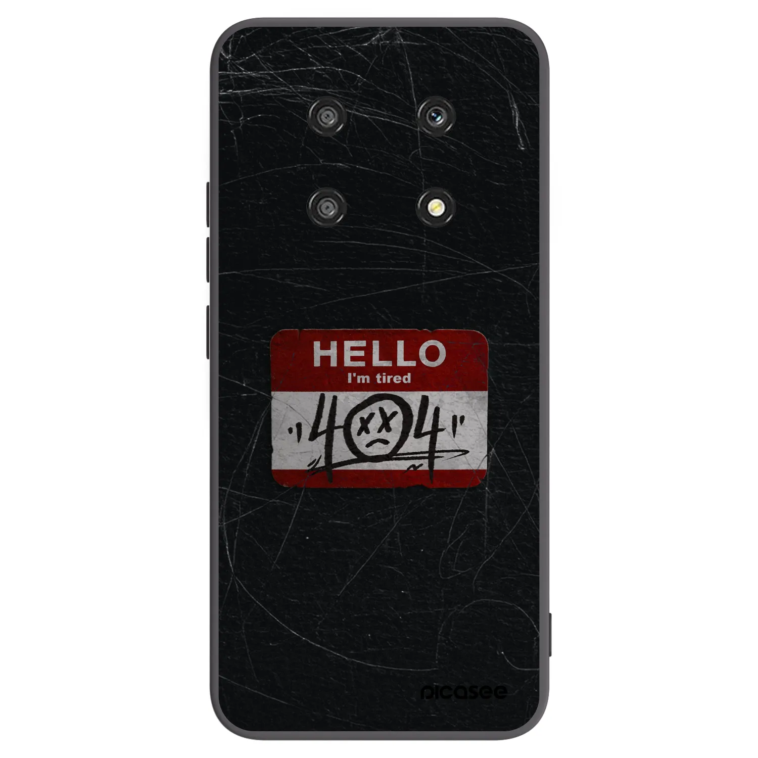 Picasee fekete szilikon tok az alábbi mobiltelefonokra Honor Magic4 Lite 5G - HELLO 404