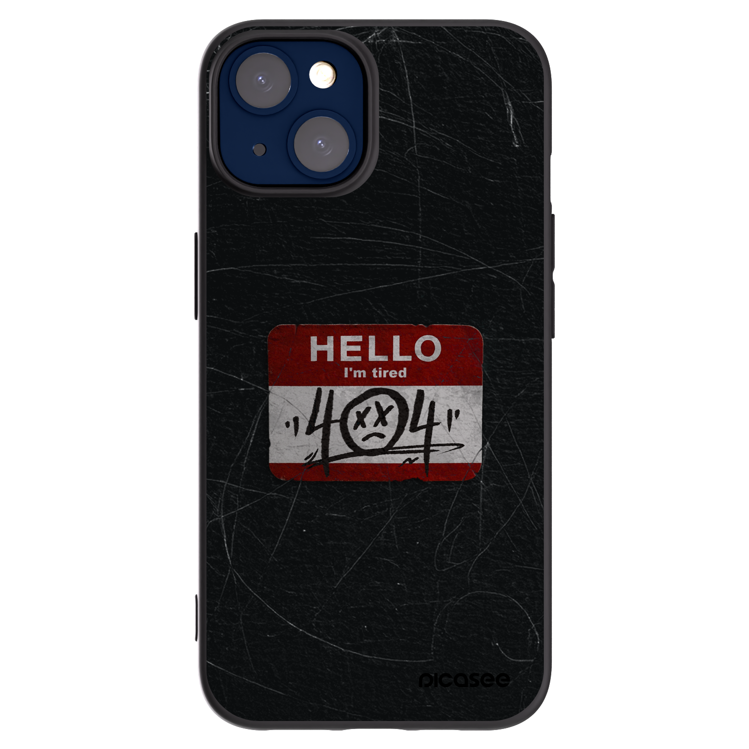Picasee fekete szilikon tok az alábbi mobiltelefonokra Apple iPhone 14 - HELLO 404