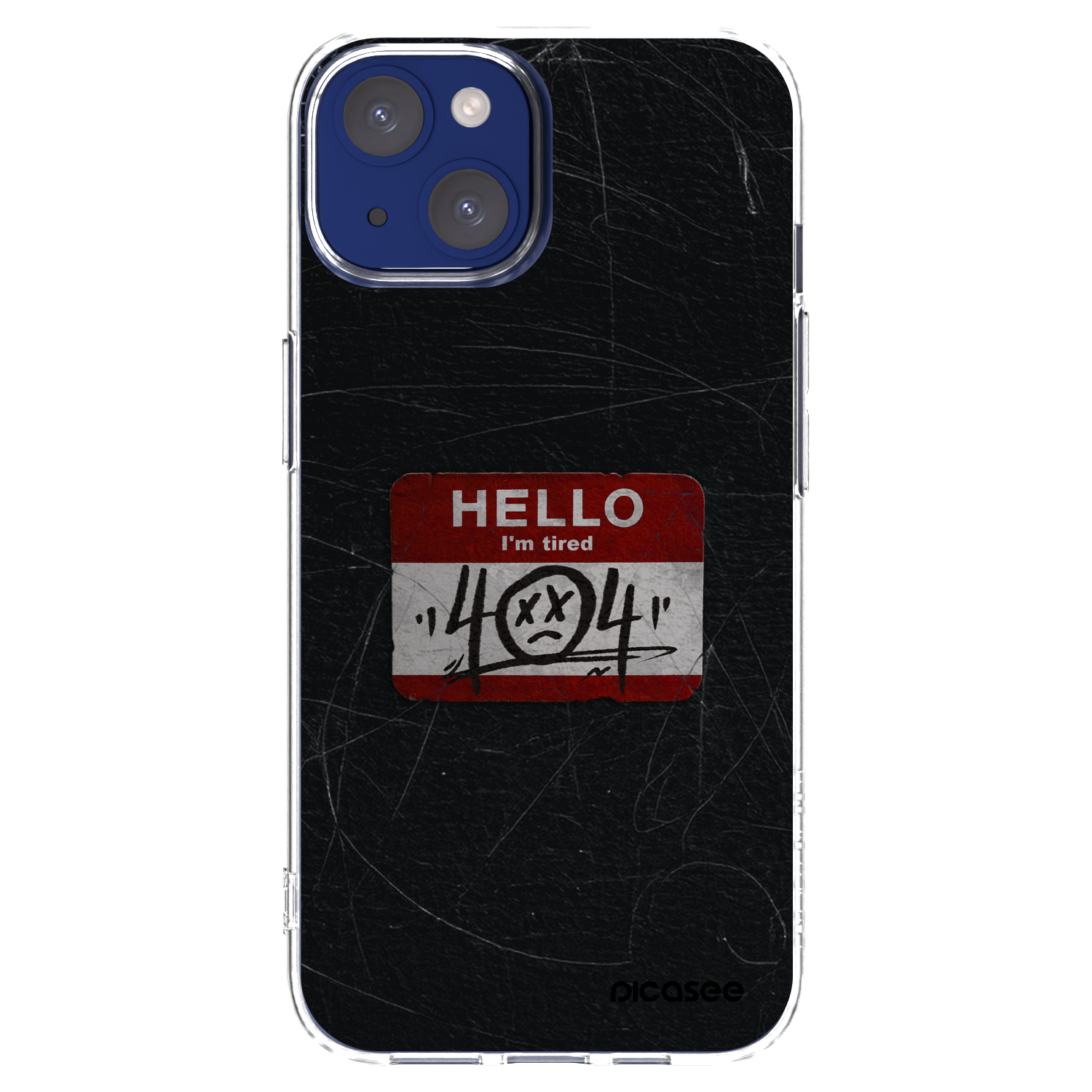 Picasee átlátszó szilikon tok az alábbi mobiltelefonokra Apple iPhone 14 - HELLO 404