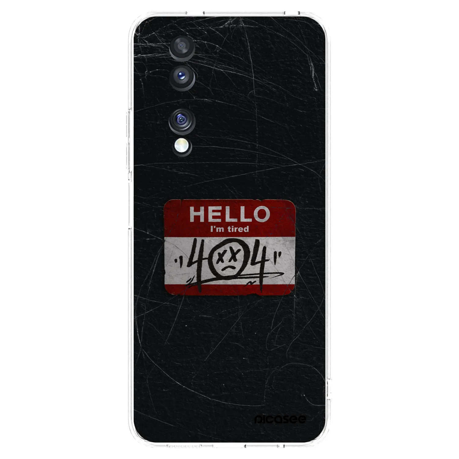 Picasee átlátszó szilikon tok az alábbi mobiltelefonokra Honor 70 - HELLO 404