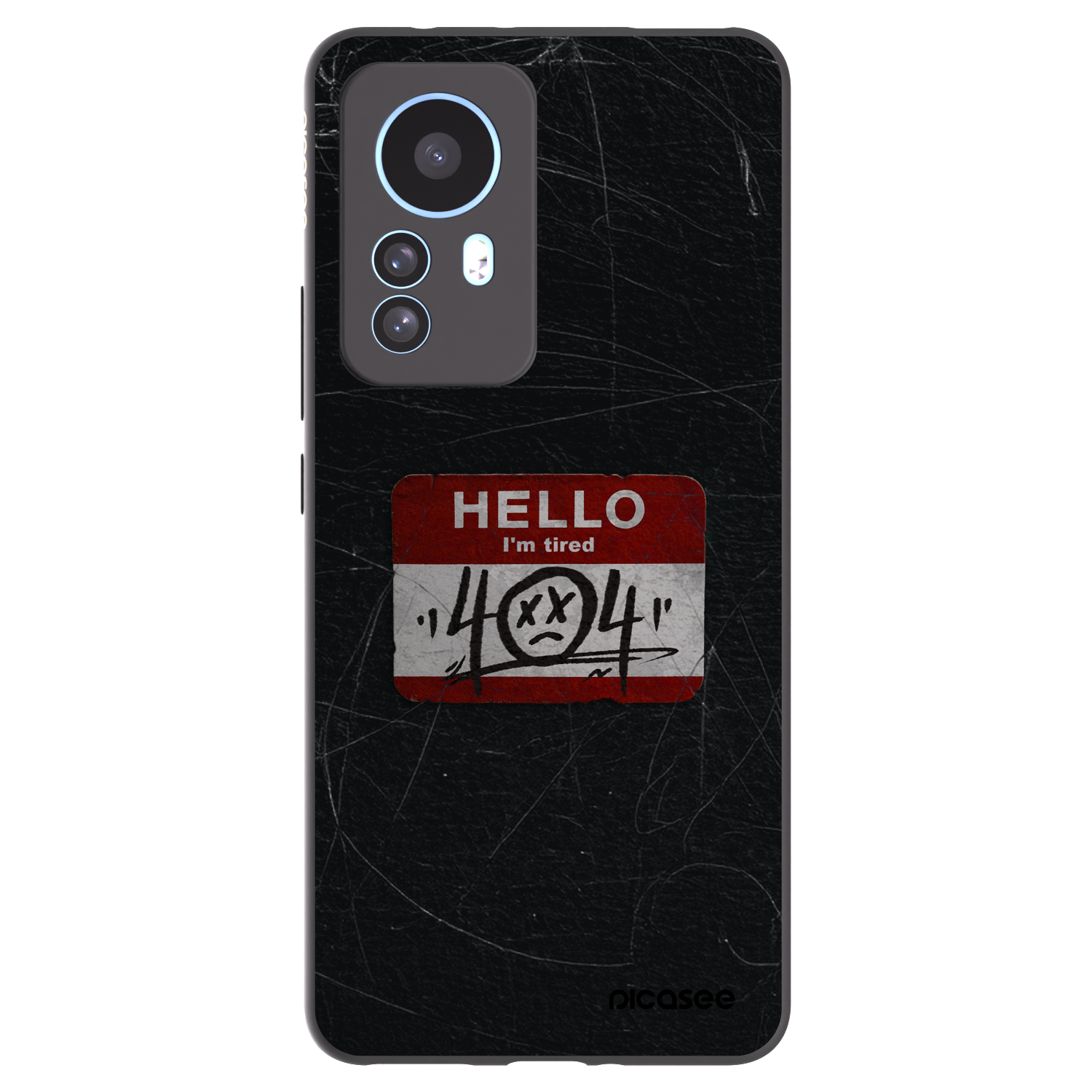 Picasee fekete szilikon tok az alábbi mobiltelefonokra Xiaomi 12T - HELLO 404