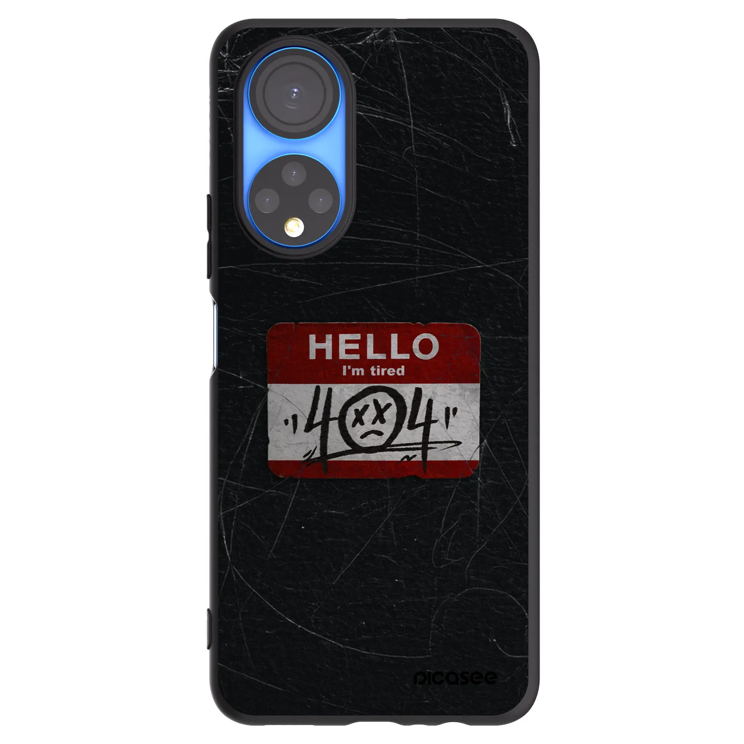 Picasee fekete szilikon tok az alábbi mobiltelefonokra Honor X7 - HELLO 404