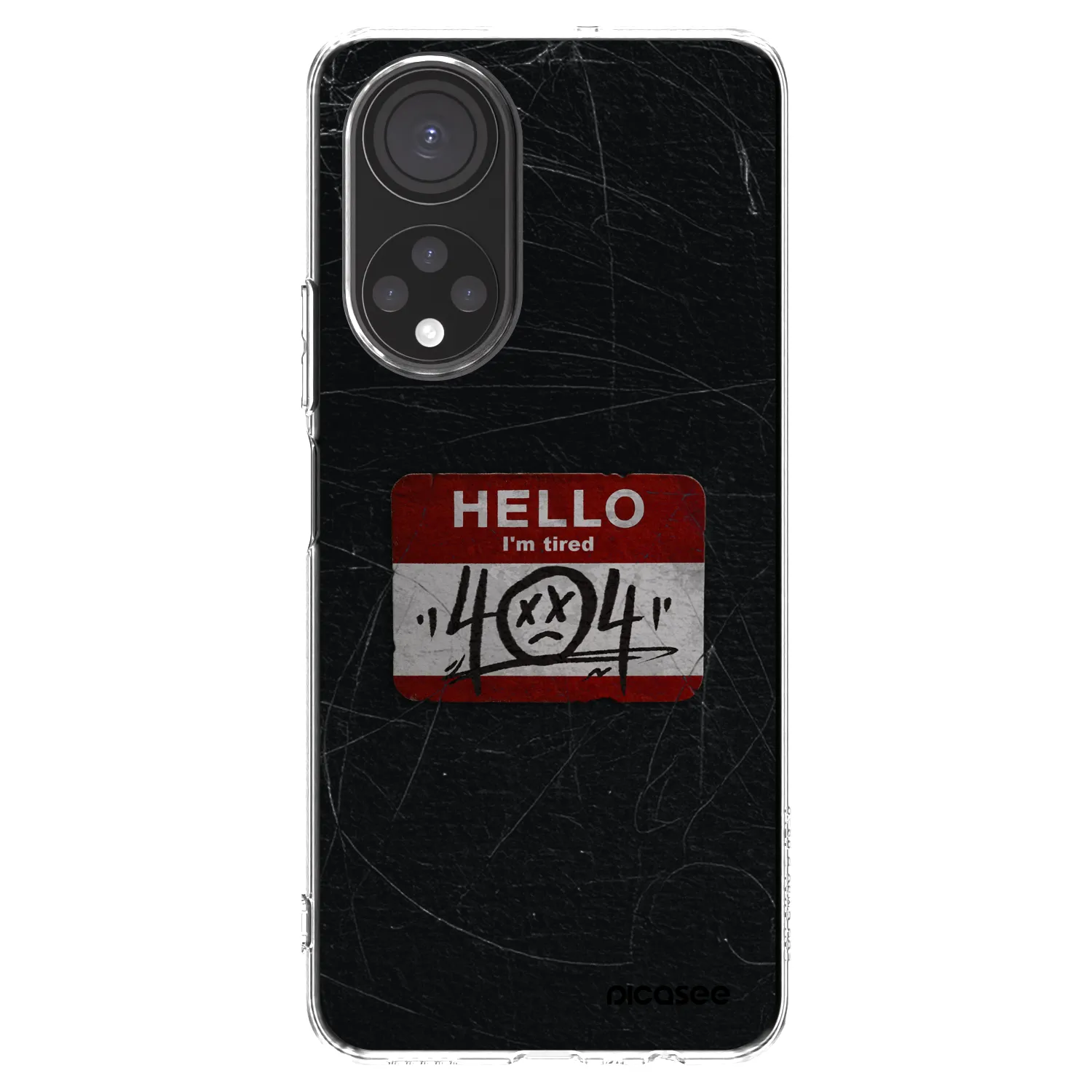 Picasee átlátszó szilikon tok az alábbi mobiltelefonokra Honor X7 - HELLO 404
