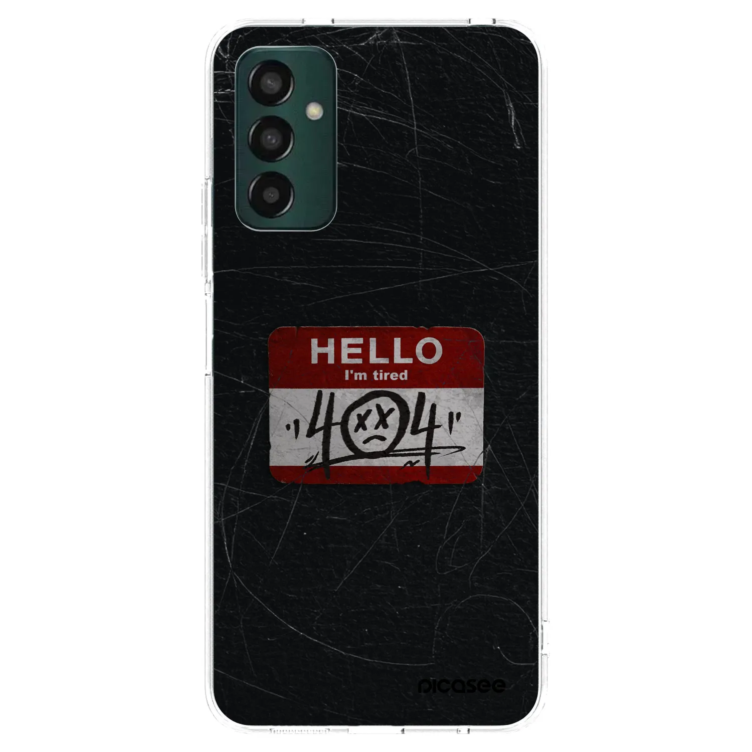 Picasee átlátszó szilikon tok az alábbi mobiltelefonokra Samsung Galaxy M23 5G - HELLO 404