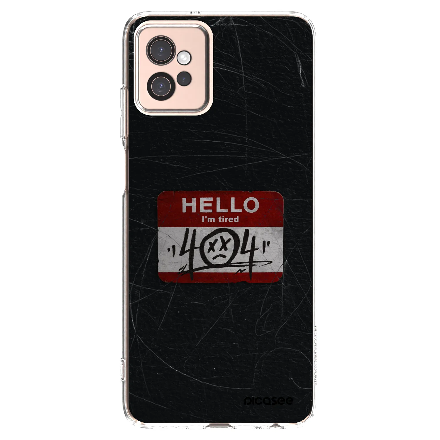 Picasee átlátszó szilikon tok az alábbi mobiltelefonokra Motorola Moto G32 - HELLO 404