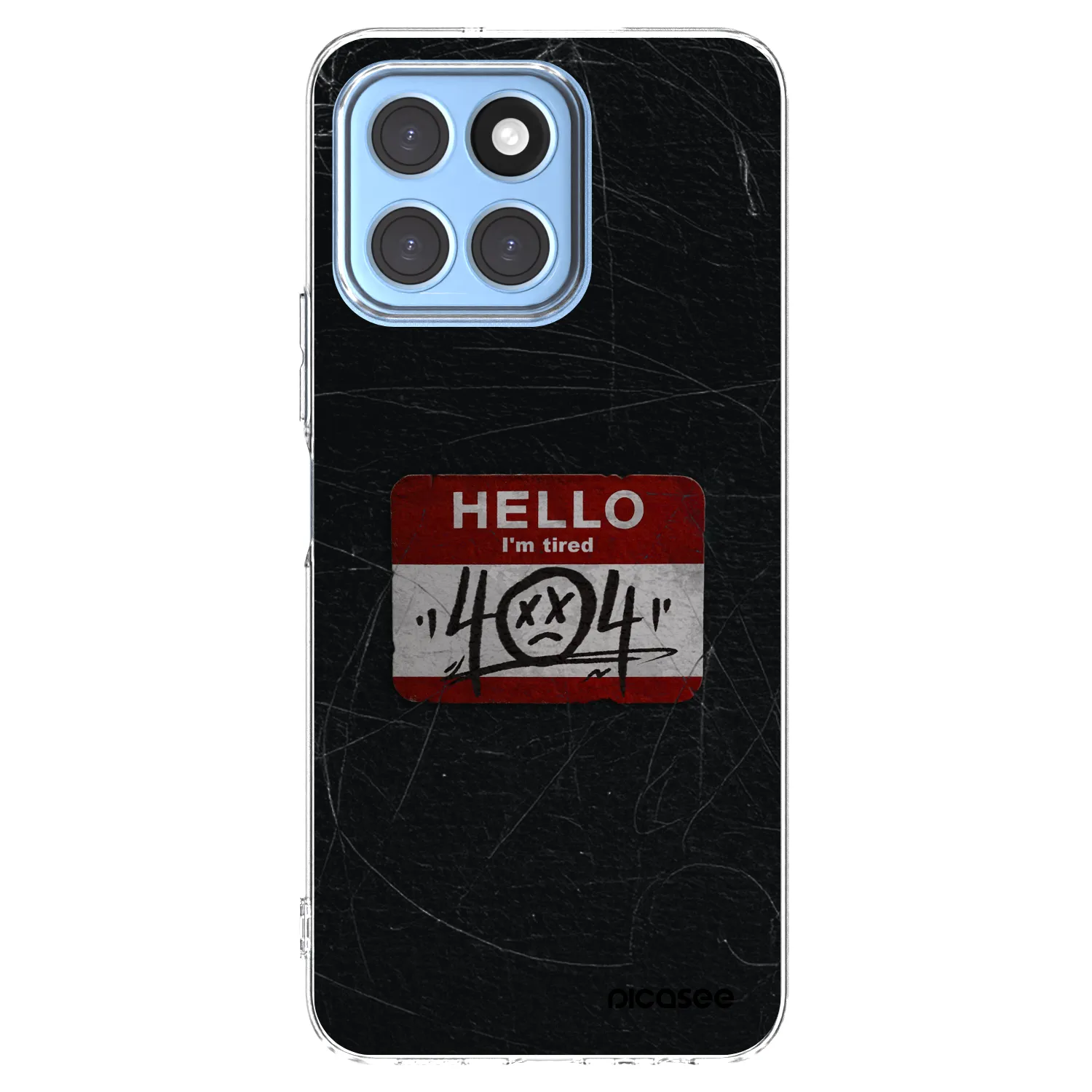 Picasee átlátszó szilikon tok az alábbi mobiltelefonokra Honor X8 5G - HELLO 404