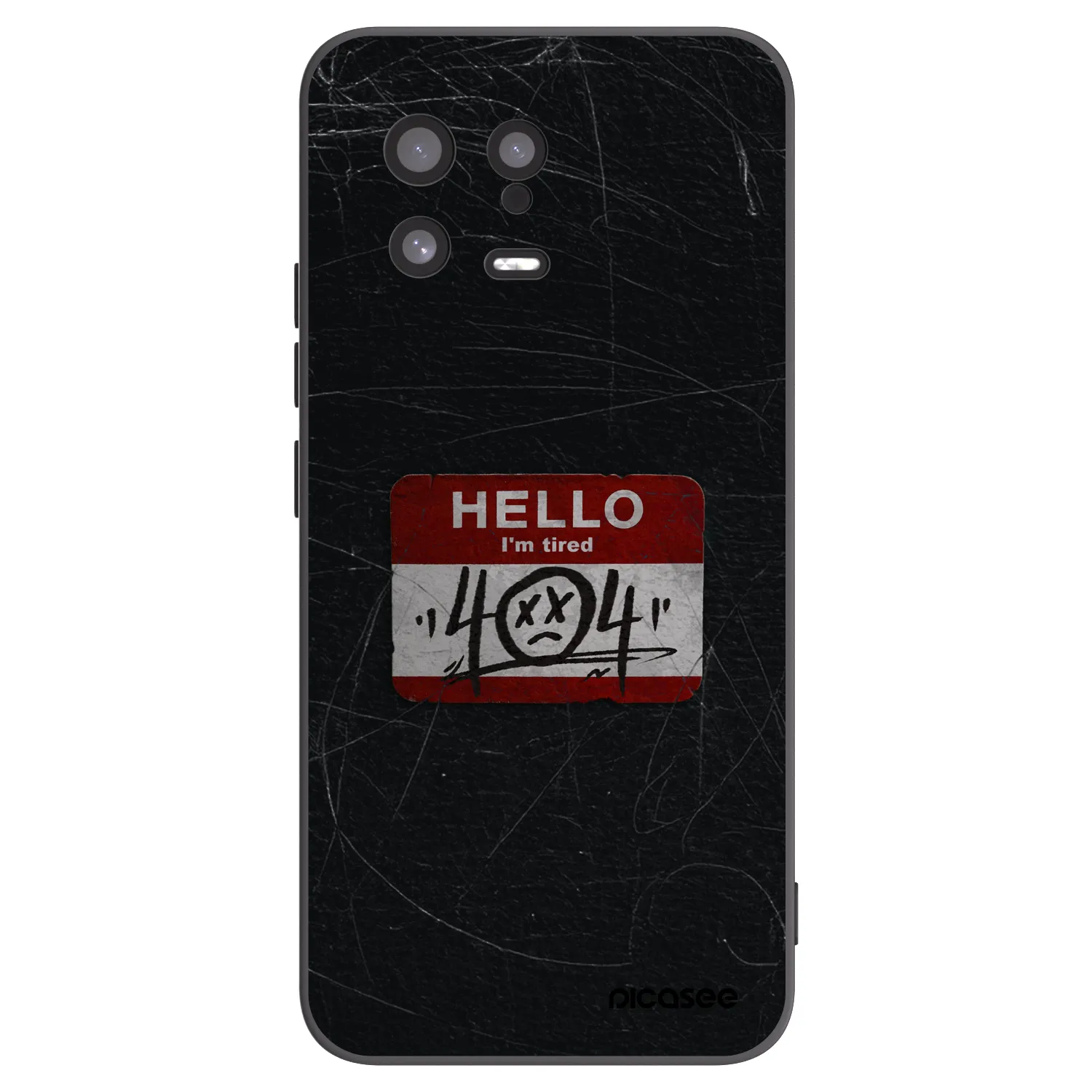 Picasee fekete szilikon tok az alábbi mobiltelefonokra Xiaomi 13 - HELLO 404