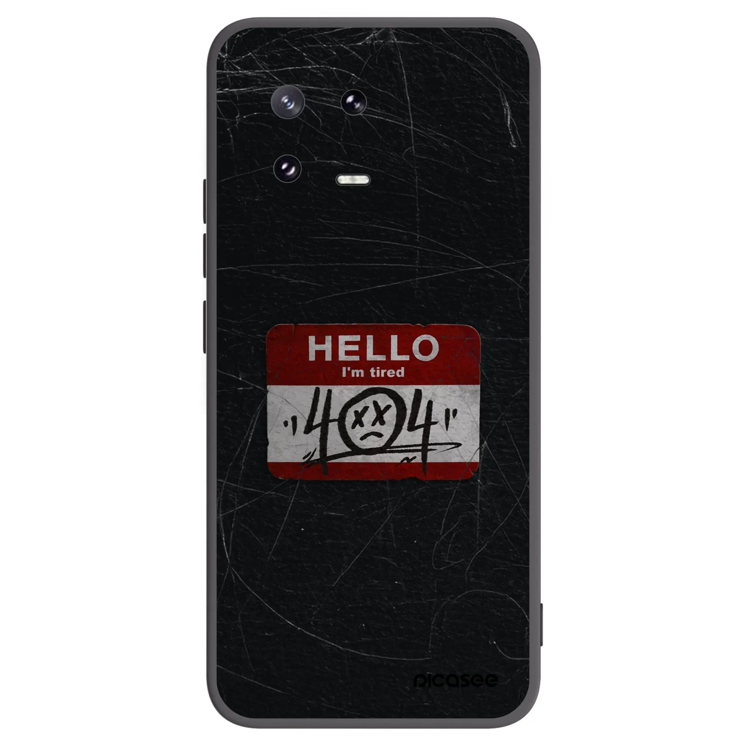 Picasee fekete szilikon tok az alábbi mobiltelefonokra Xiaomi 13 Pro - HELLO 404