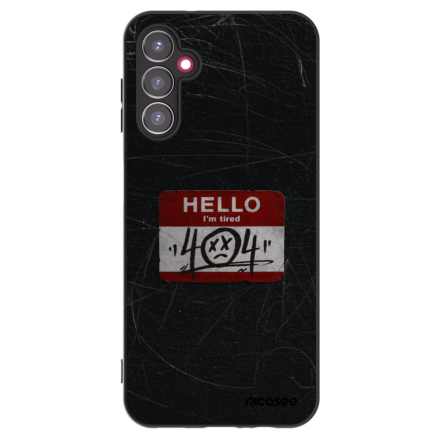Picasee fekete szilikon tok az alábbi mobiltelefonokra Samsung Galaxy A14 5G A146P - HELLO 404
