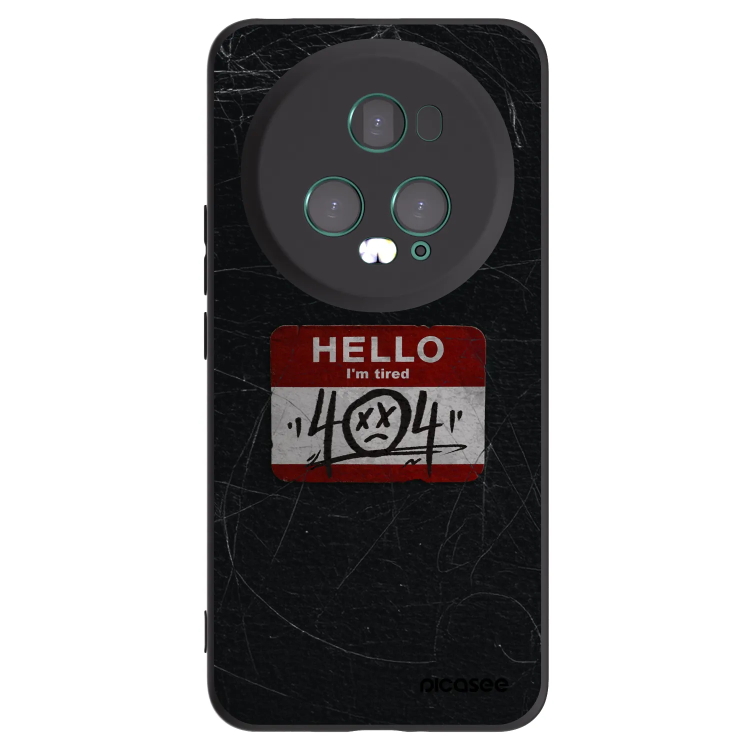 Picasee fekete szilikon tok az alábbi mobiltelefonokra Honor Magic5 Pro - HELLO 404