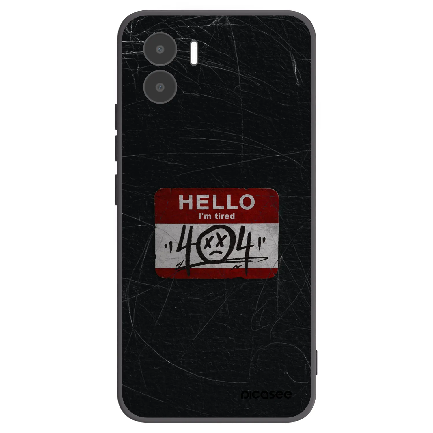 Picasee fekete szilikon tok az alábbi mobiltelefonokra Xiaomi Redmi A2 - HELLO 404