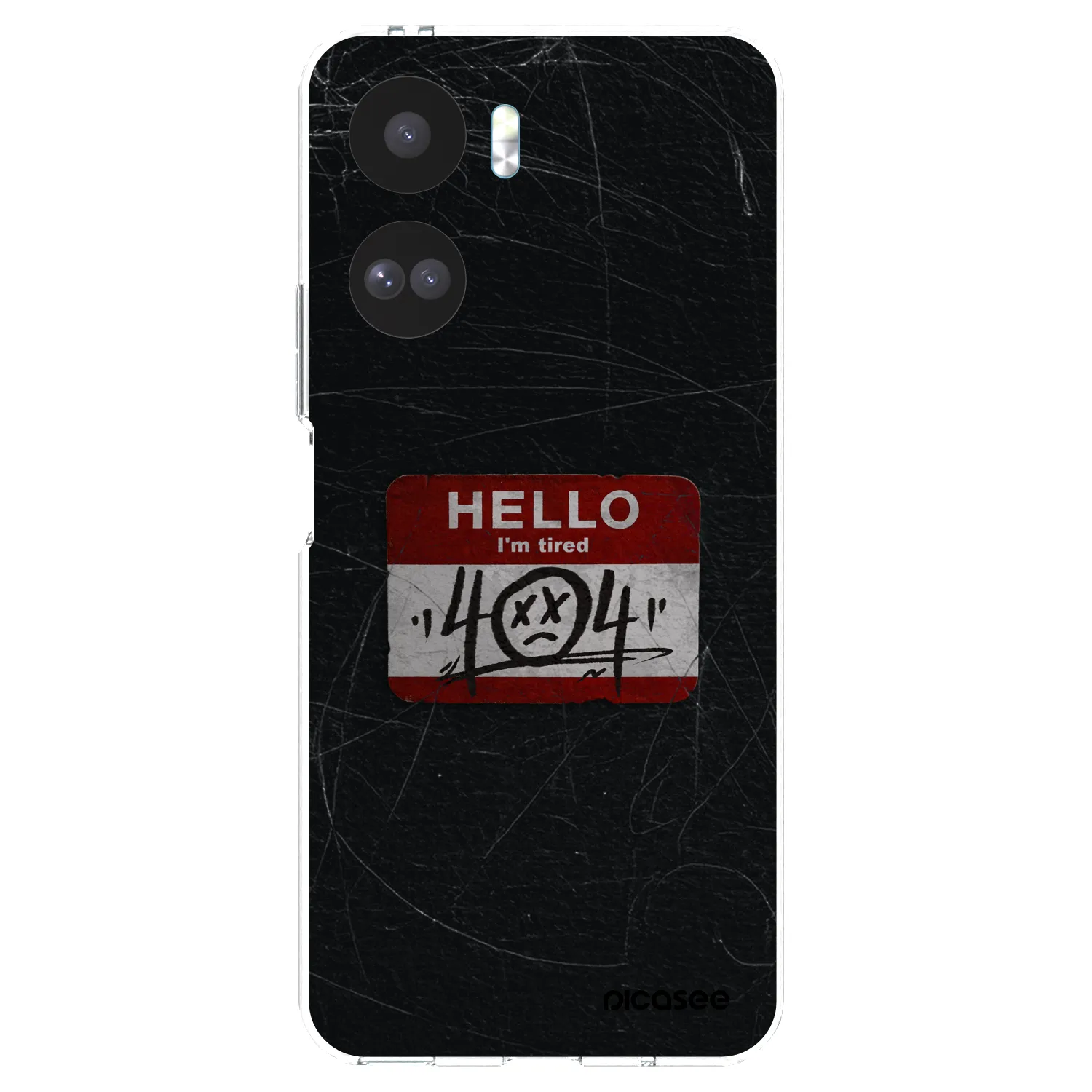 Picasee átlátszó szilikon tok az alábbi mobiltelefonokra Honor 90 Lite 5G - HELLO 404