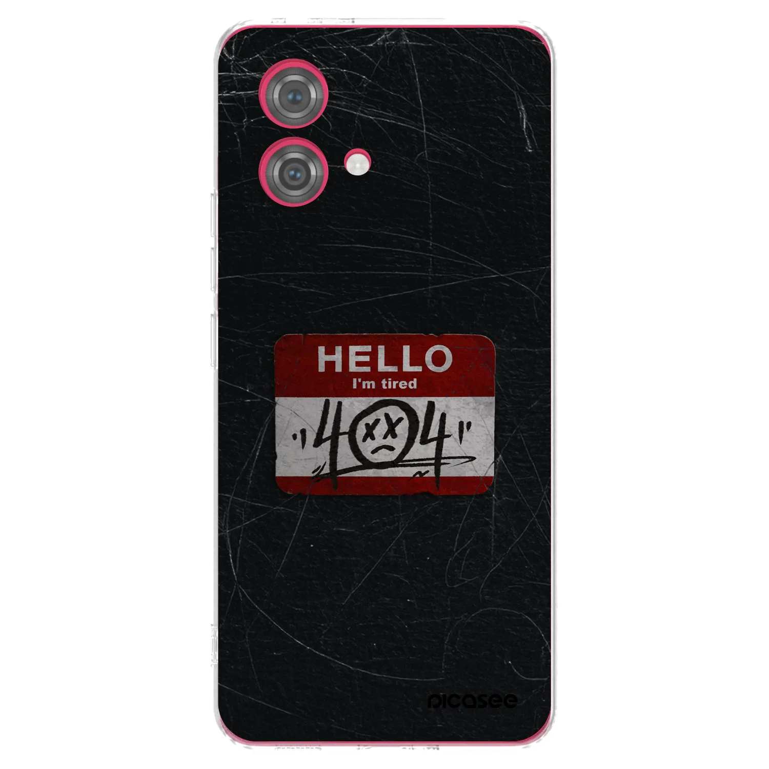 Picasee átlátszó szilikon tok az alábbi mobiltelefonokra Motorola Moto G84 5G - HELLO 404
