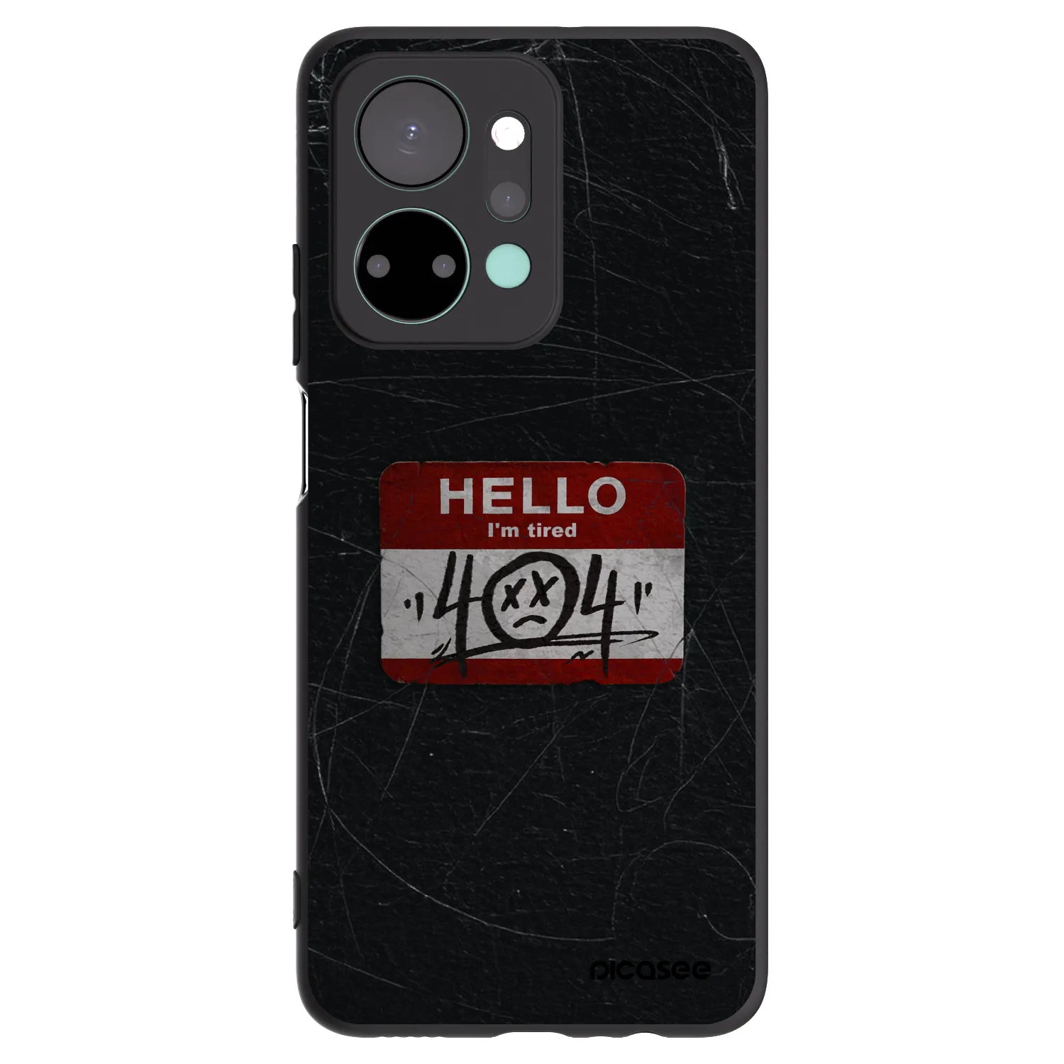 Picasee fekete szilikon tok az alábbi mobiltelefonokra Honor X7a - HELLO 404