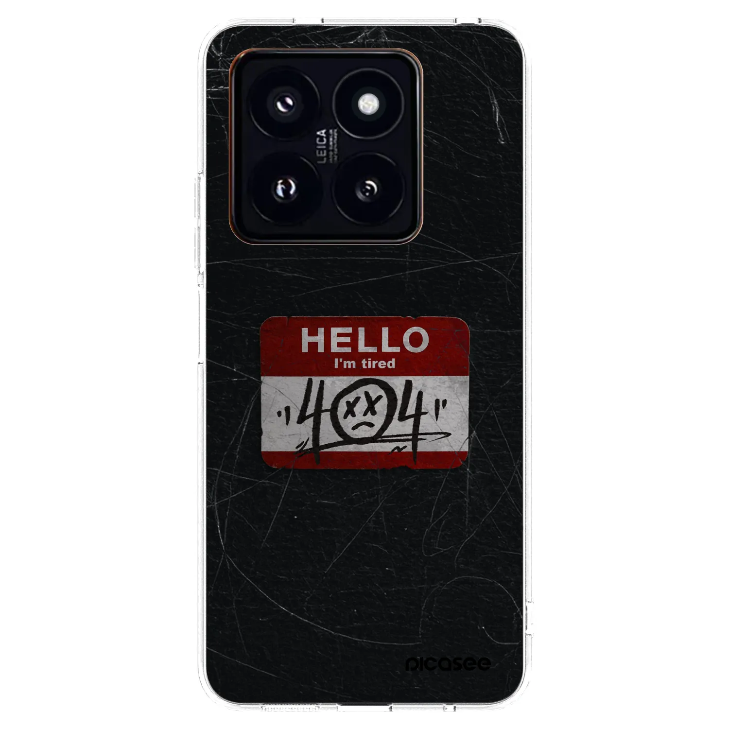 Picasee átlátszó szilikon tok az alábbi mobiltelefonokra Xiaomi 14 Pro - HELLO 404