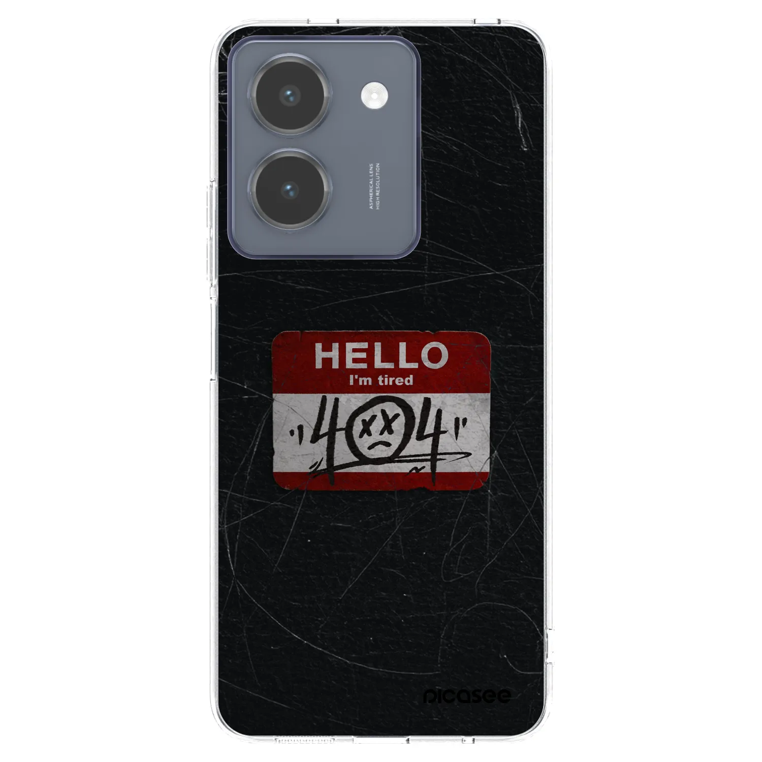 Picasee átlátszó szilikon tok az alábbi mobiltelefonokra Vivo Y36 4G - HELLO 404
