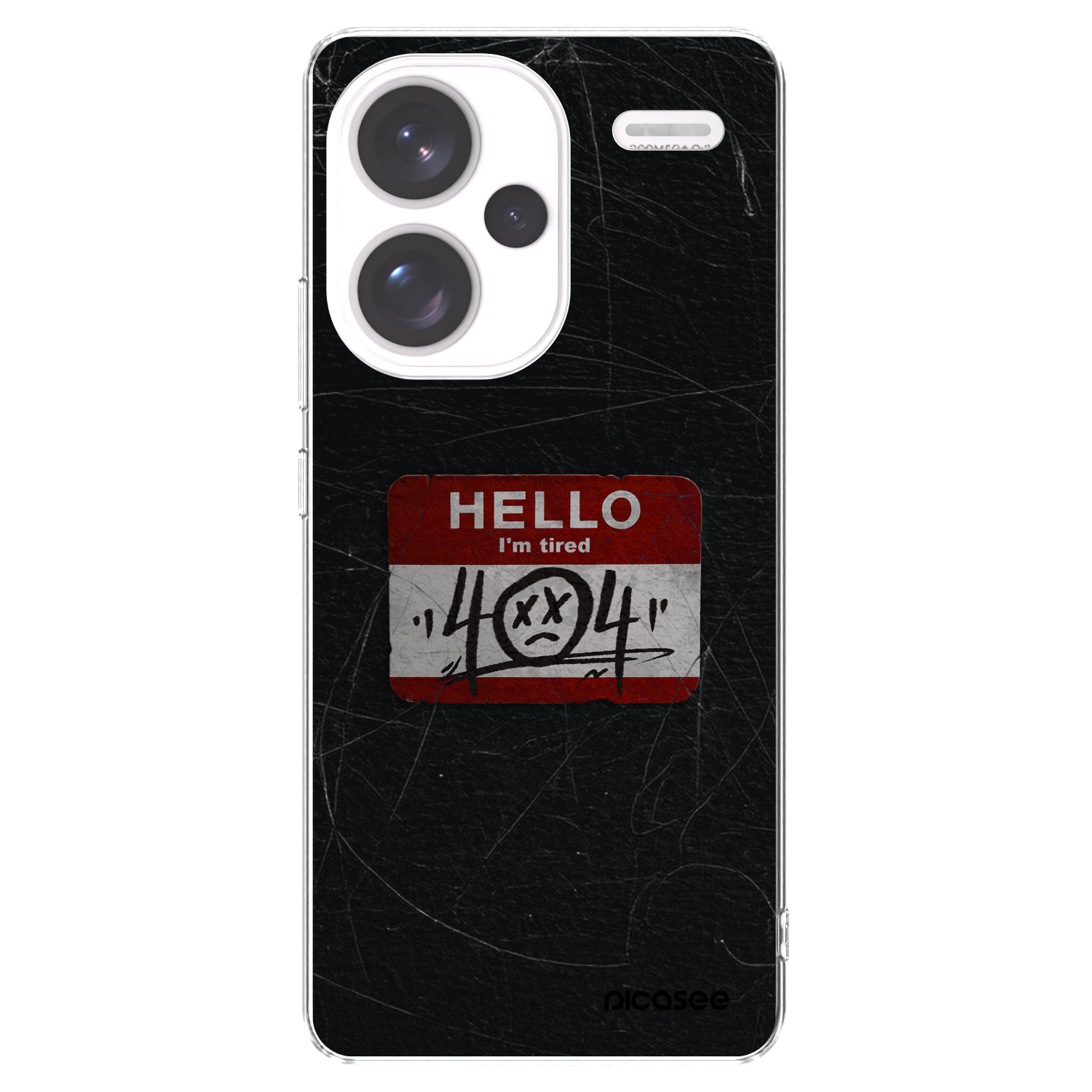 Picasee átlátszó szilikon tok az alábbi mobiltelefonokra Xiaomi Redmi Note 13 Pro+ 5G - HELLO 404