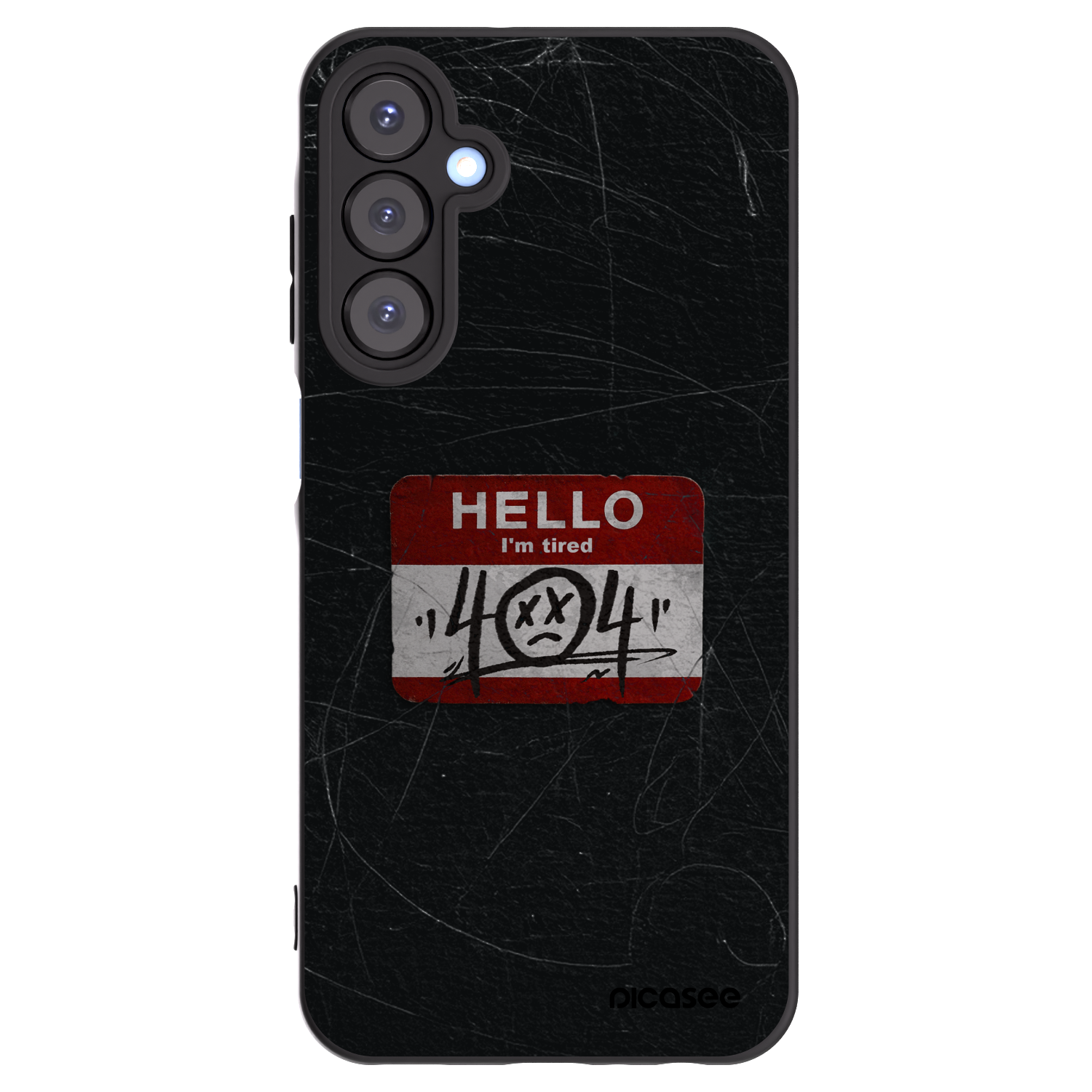 Picasee fekete szilikon tok az alábbi mobiltelefonokra Samsung Galaxy A25 A256B 5G - HELLO 404