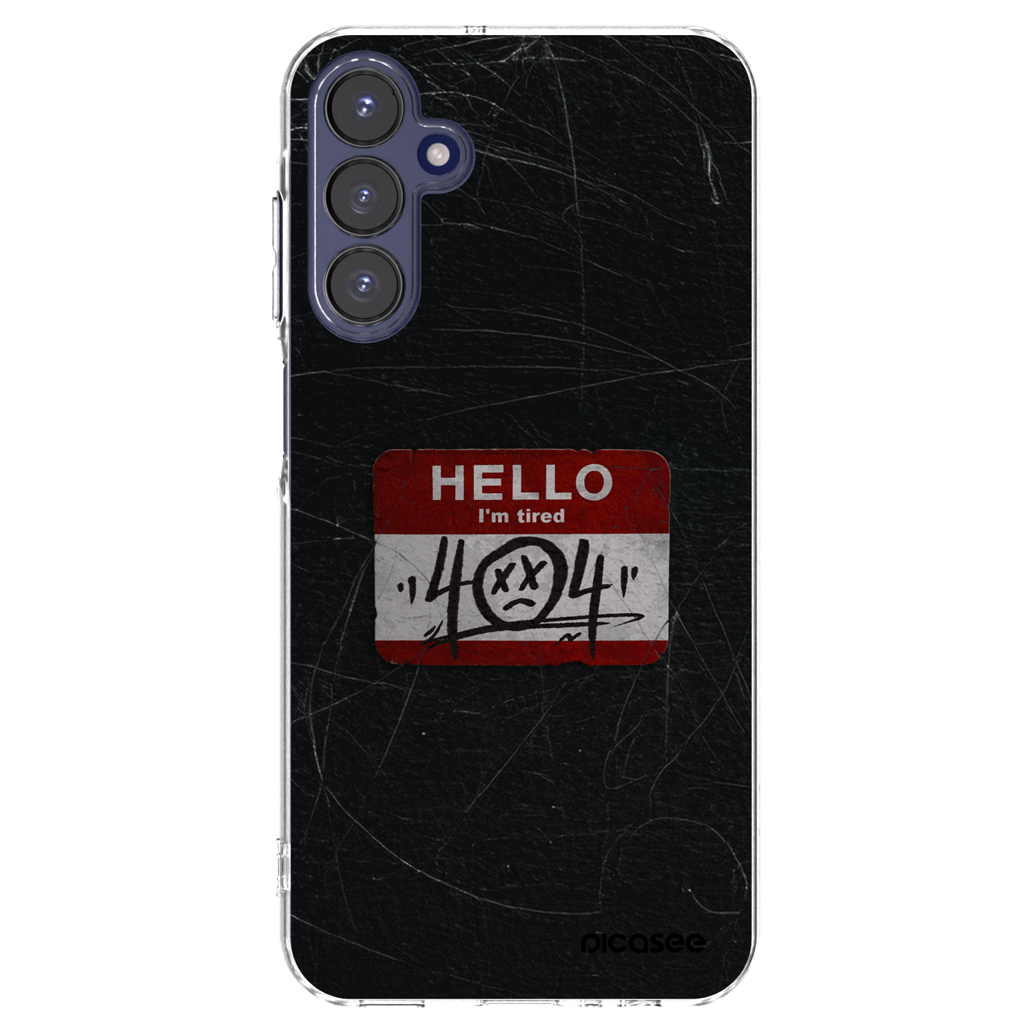 Picasee átlátszó szilikon tok az alábbi mobiltelefonokra Samsung Galaxy A15 A155F 4G - HELLO 404