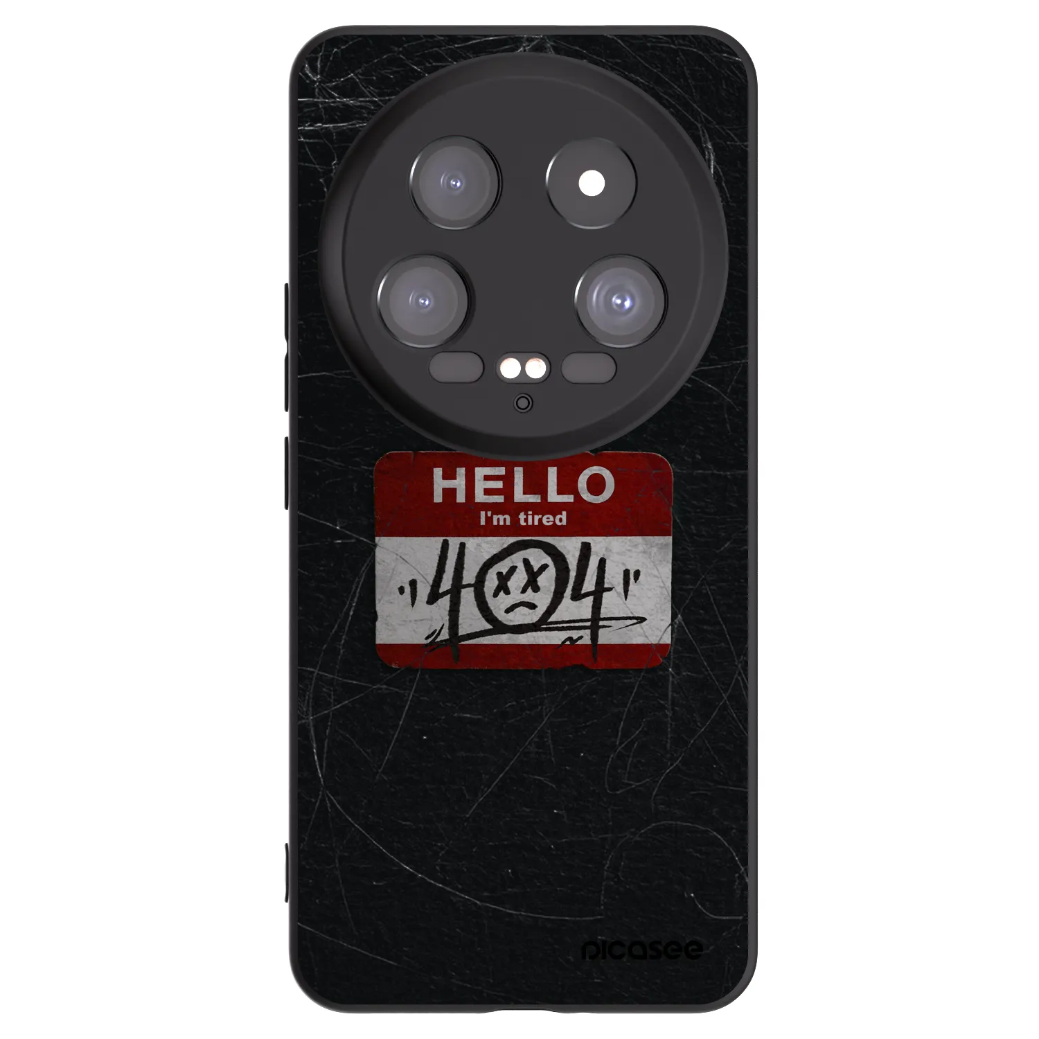 Picasee fekete szilikon tok az alábbi mobiltelefonokra Xiaomi 14 Ultra - HELLO 404